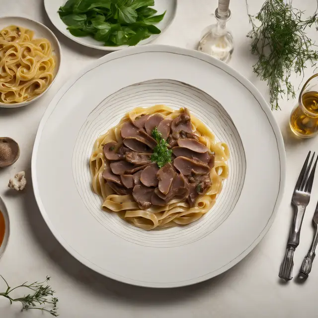 Foto de Tagliarini with Chicken Liver Filling