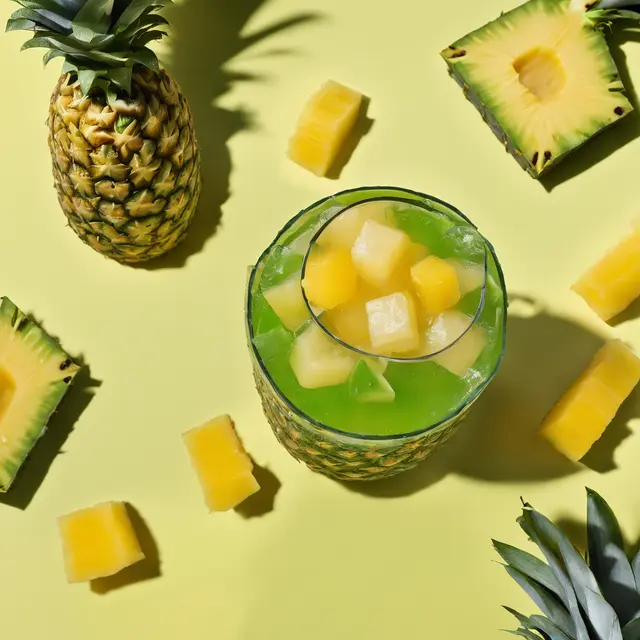 Foto de Pineapple and Melon Cocktail