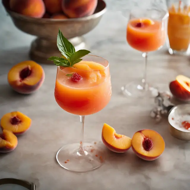 Foto de Peach and Orange Cocktail