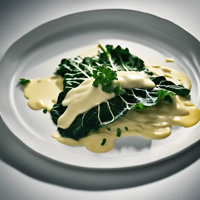 Foto de Chard with Cheese Sauce