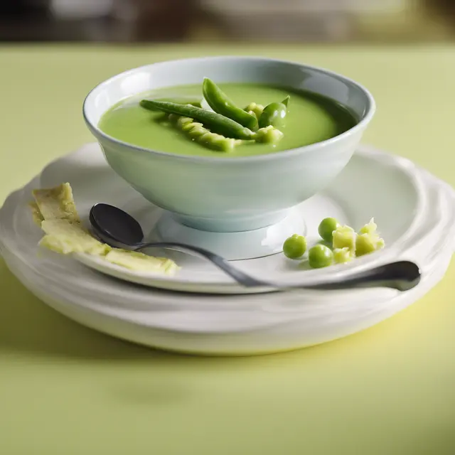 Foto de Snap Pea Cream Soup