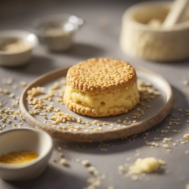 Foto de Cheese and Sesame Biscuit