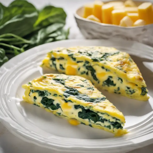 Foto de Cheese and Spinach Omelette