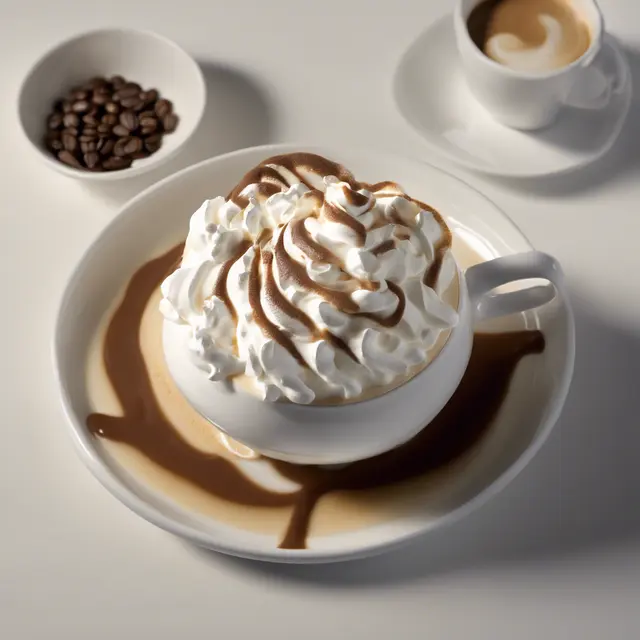 Foto de Coffee with Milk and Whipped Cream