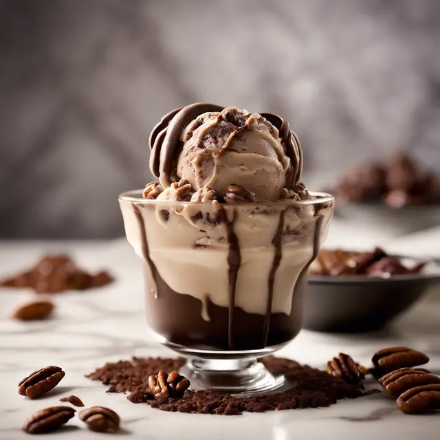 Foto de Café, Chocolate, and Pecan Ice Cream