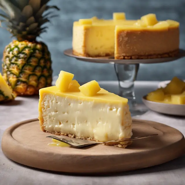 Foto de Cheese Cake with Pineapple Filling and Topping