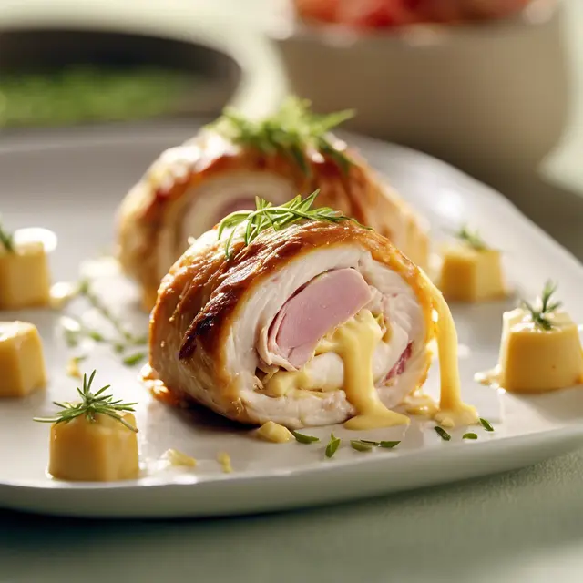 Foto de Chicken Roll with Cheese and Ham