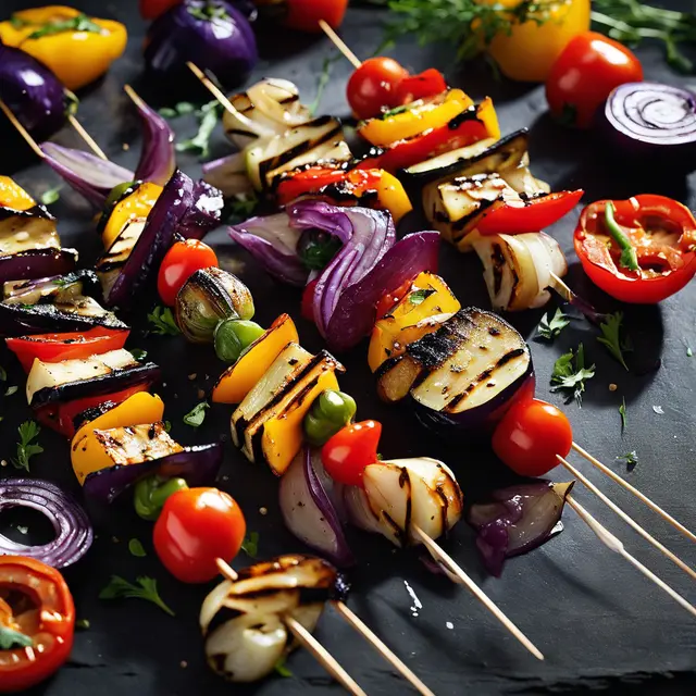 Foto de Grilled Vegetable Skewers