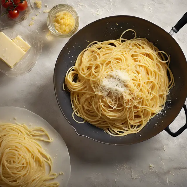 Foto de Quick Spaghetti with Cheese and Butter