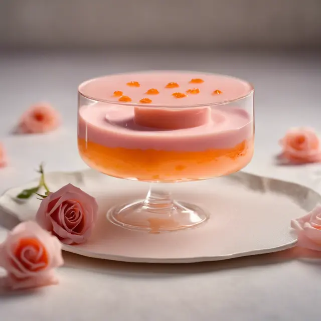 Foto de Rose Gelatin with Condensed Milk