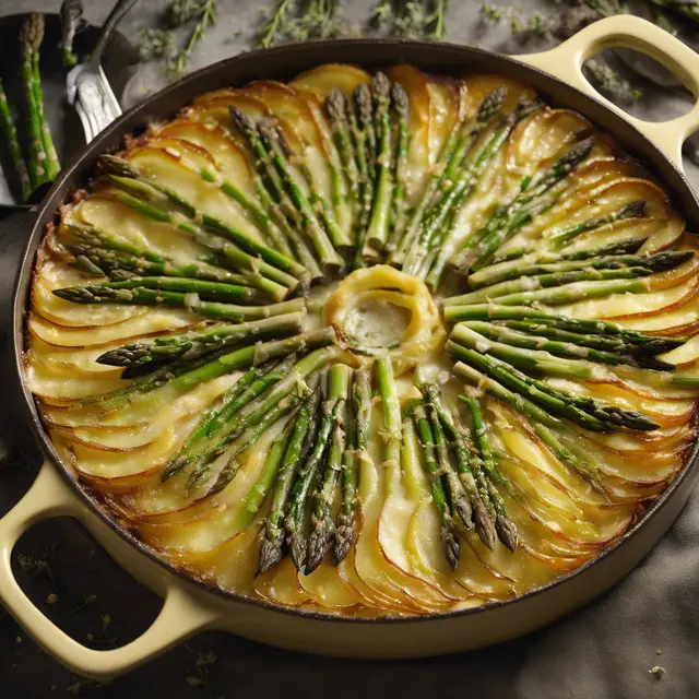 Foto de Asparagus and Potato Gratin