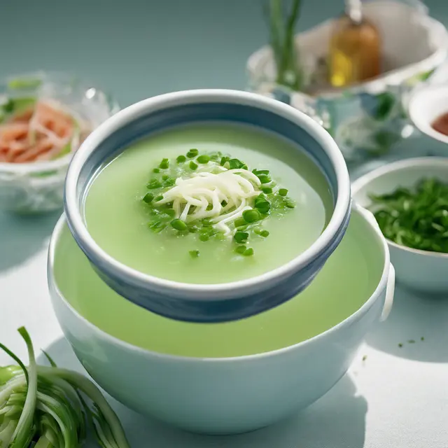 Foto de Green Onion Cold Soup