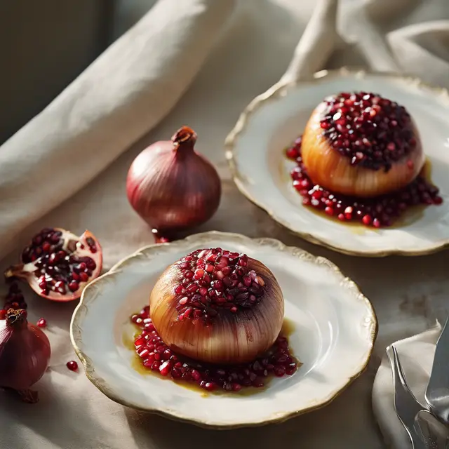 Foto de Roasted Onions with Pomegranate