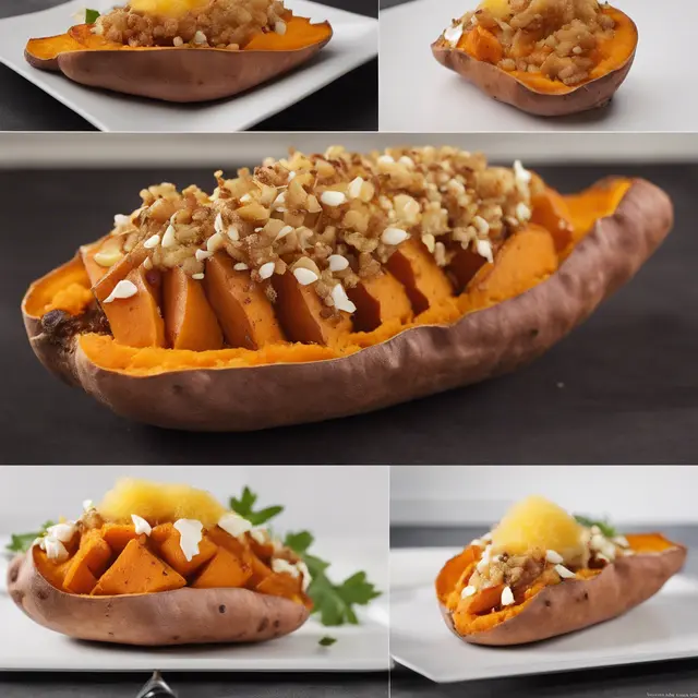 Foto de Stuffed Sweet Potatoes with Toasted Bread