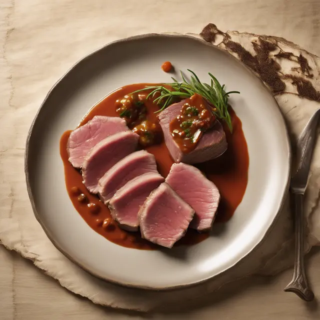 Foto de Venison with Tuna Sauce