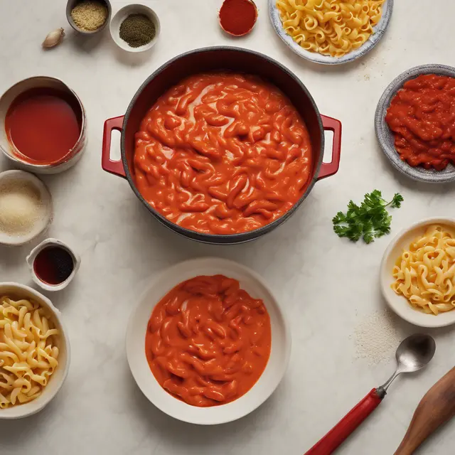 Foto de Red Pepper Sauce for Macaroni