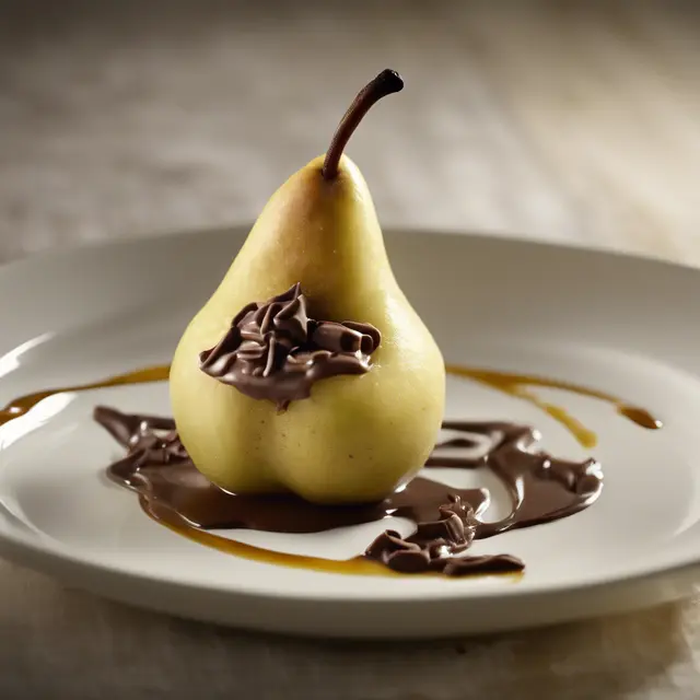 Foto de Pear with Chocolate