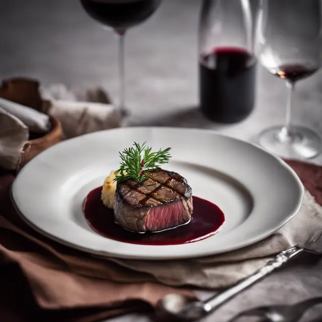 Foto de Wine-Braised Filet Mignon