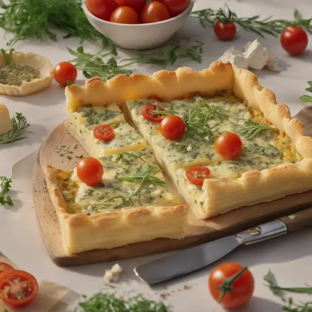 Foto de Cheese and Herb Tart