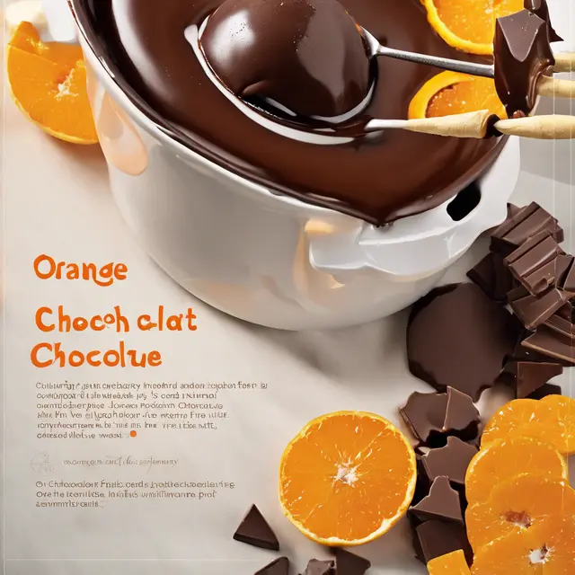 Foto de Orange and Chocolate Fondue