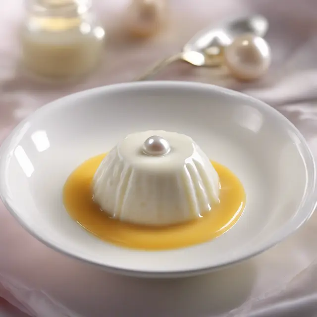 Foto de Sago Pudding with Vanilla Sauce