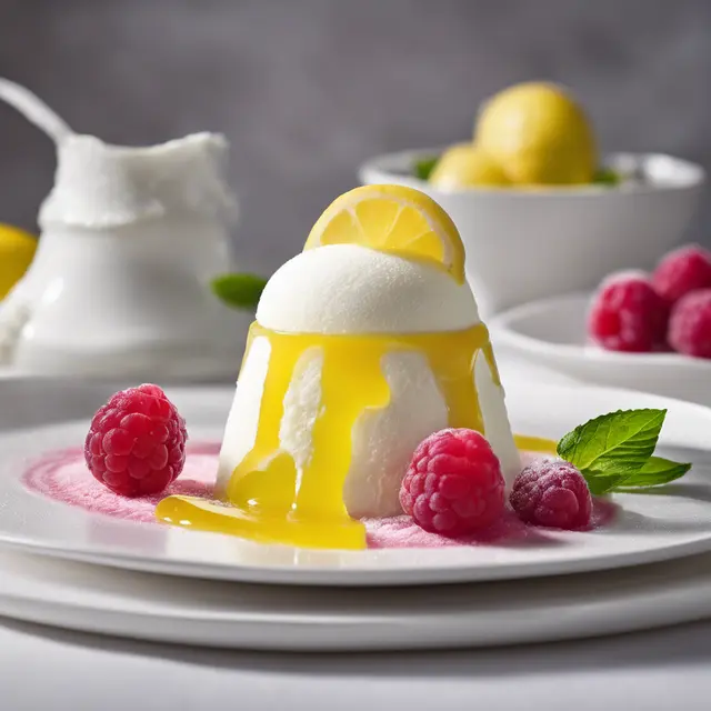 Foto de Lemon Sorbet Form with Lemon Sorbet Filling