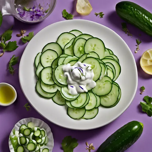 Foto de Cucumber Salad with Cream