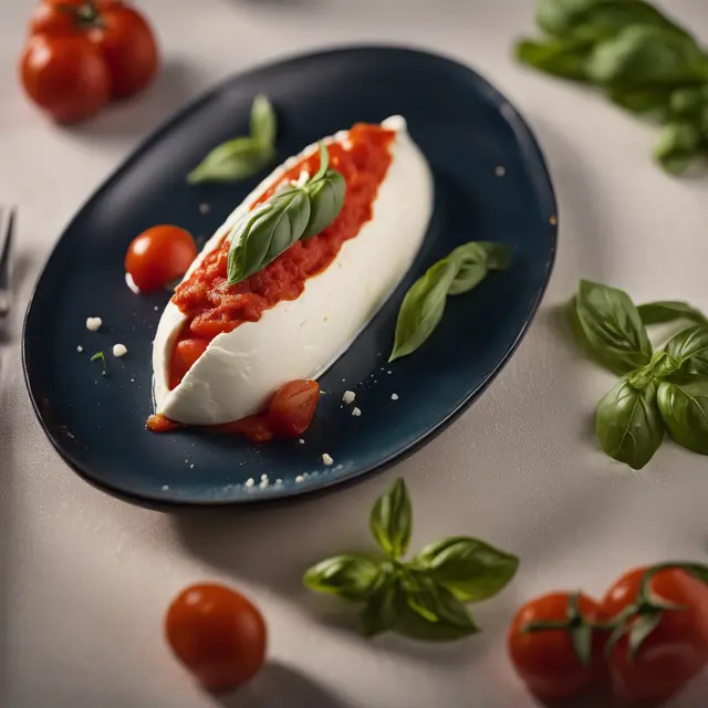 Foto de Ricotta Quenelle with Tomato and Basil