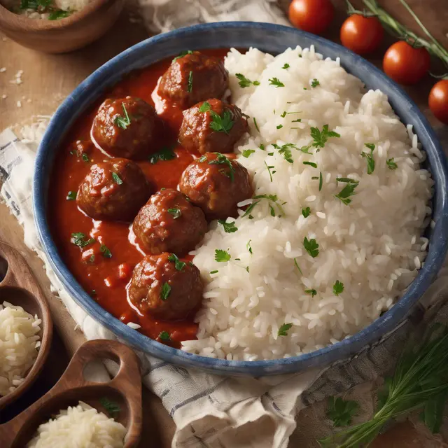 Foto de Meatballs with Rice