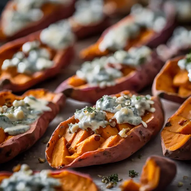 Foto de Roasted Sweet Potatoes with Gorgonzola