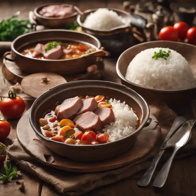 Foto de Pork Rump Stew with Rice