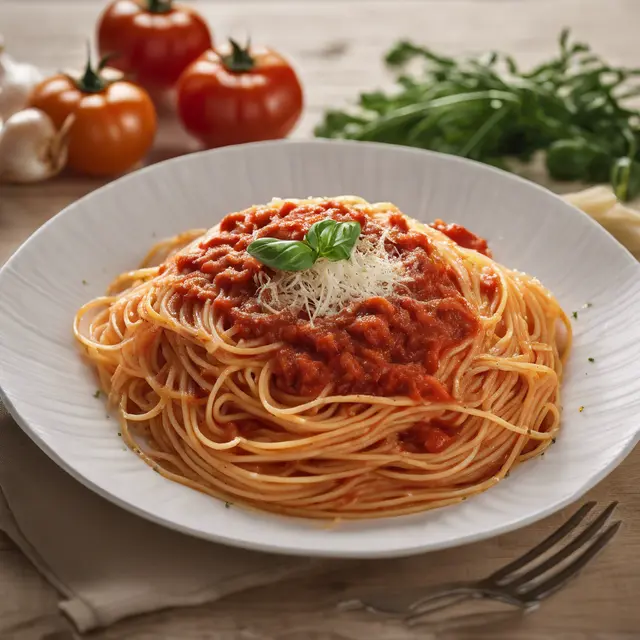 Foto de Spaghetti with Tomato Sauce