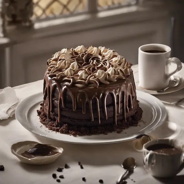 Foto de Chocolate Cake with Coffee Cream