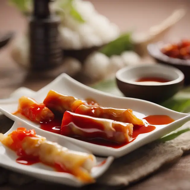 Foto de Sweet and Sour Sauce for Spring Roll