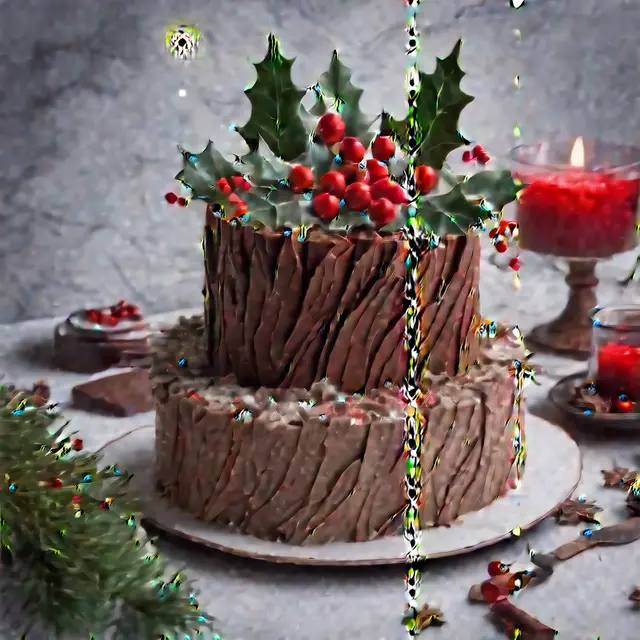 Foto de Christmas Log Cake