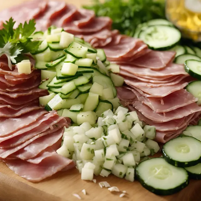 Foto de Cold Cut and Cucumber Salad