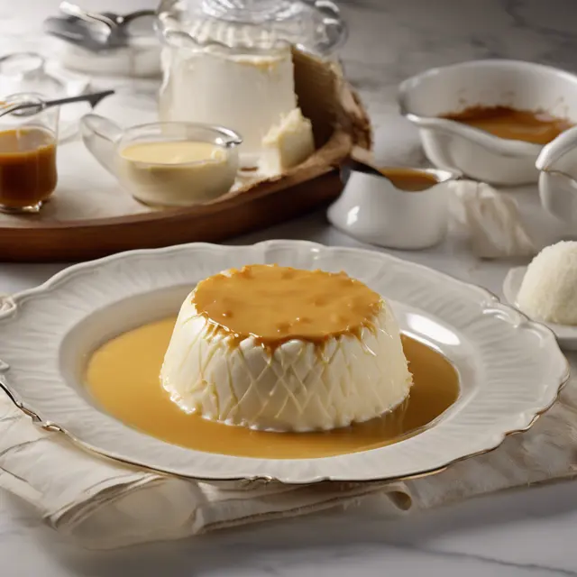 Foto de Italian Coconut Pudding with Cheese