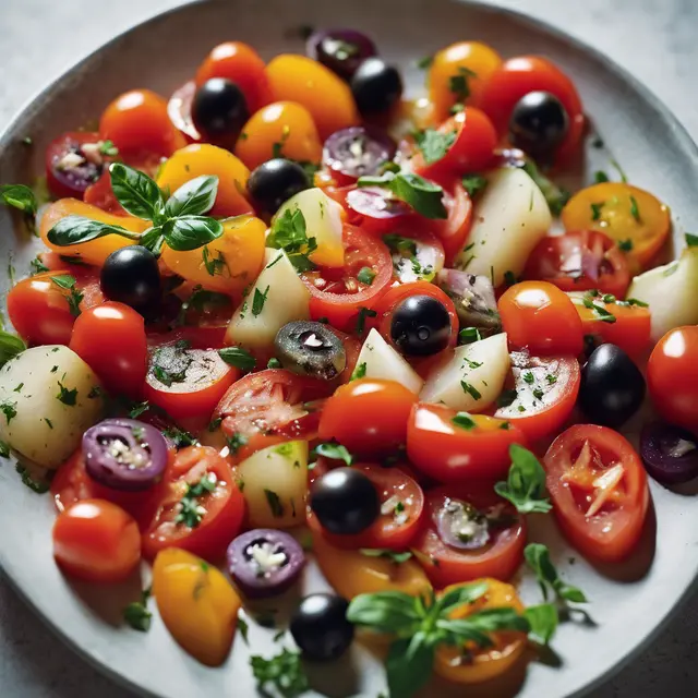 Foto de Tomato Salad with Pear and Fresh Herb