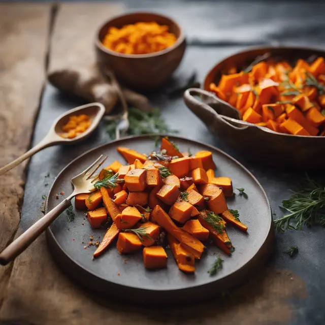 Foto de Roasted Sweet Potato and Carrot