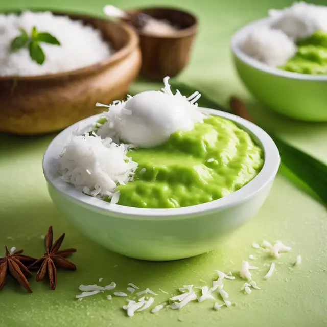 Foto de Green Coconut Custard