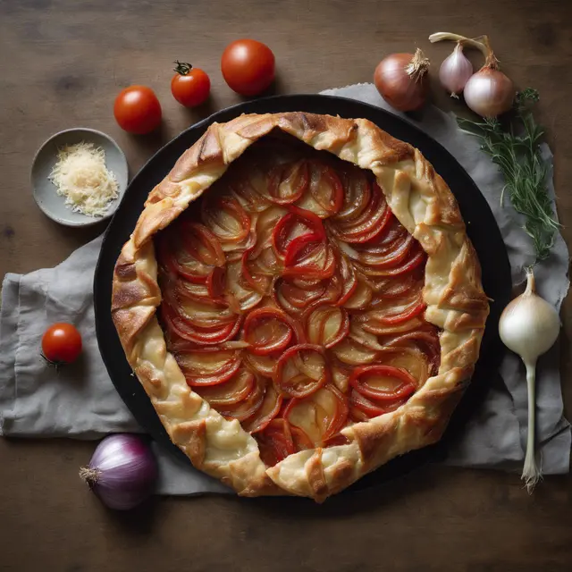 Foto de Onion and Tomato Galette