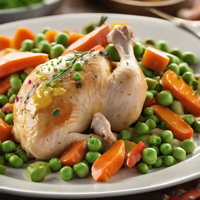 Foto de Chicken with Peas and Carrots