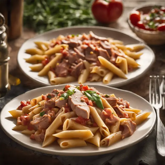 Foto de Penne with Pork Loin and Salsa