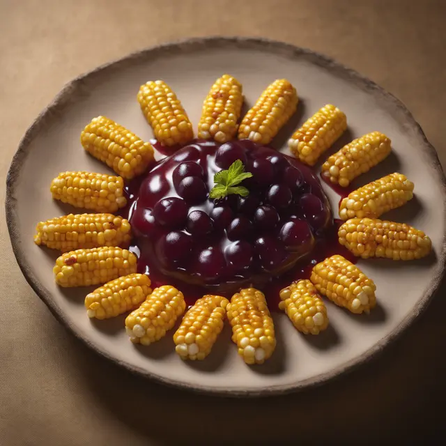 Foto de Puffed Corn with Plum Sauce