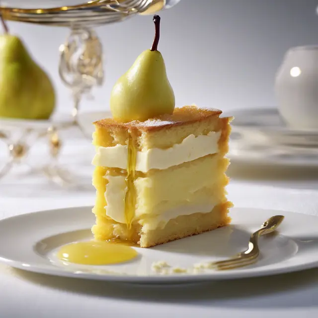 Foto de Genoise with Pear