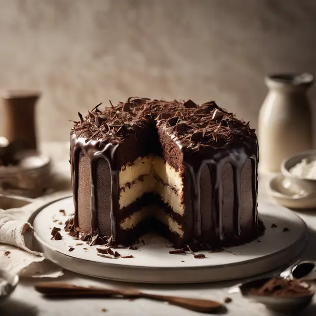 Foto de Creamy Coconut and Chocolate Cake