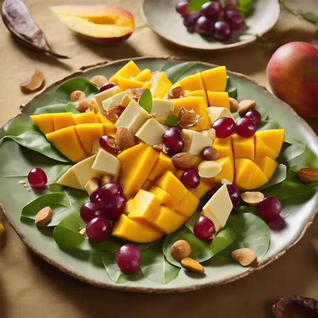 Foto de Mango, Cheese, and Chestnut Salad