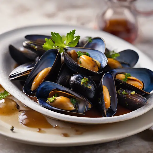 Foto de Mussels with Muscatel Grapes