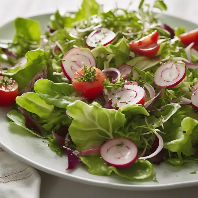 Foto de Green Salad with Anchovy Dressing