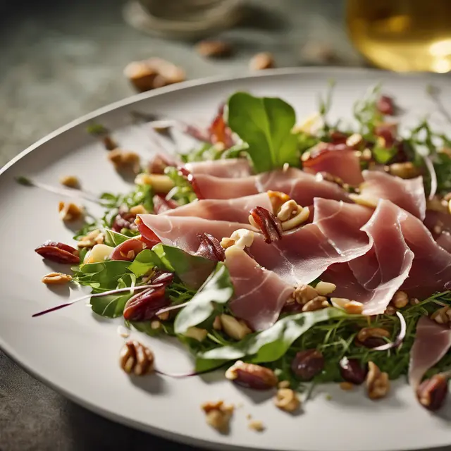 Foto de Sweet Grass Salad with Prosciutto and Nuts